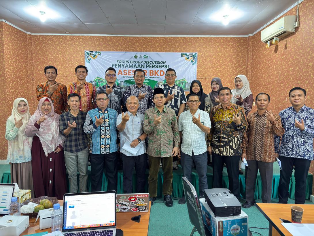 Selaraskan Persepsi dan Penilaian LBKD, LPM IAIN Kerinci Gelar FGD Nasional Bersama Asesor