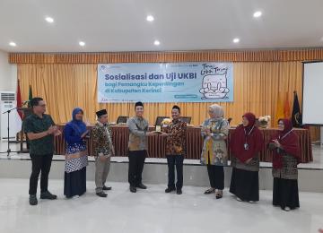 Rektor IAIN Kerinci Buka Sosialisasi dan Uji UKBI Bersama Balai Bahasa Provinsi Jambi