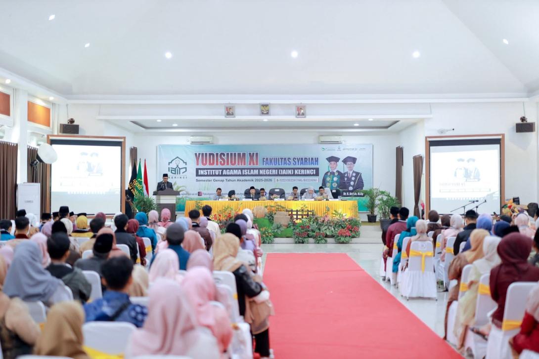 Yudisium Fakultas Syariah IAIN Kerinci: Lulusan Diharapkan Menjadi Generasi Berintegritas dan Siap Mengabdi