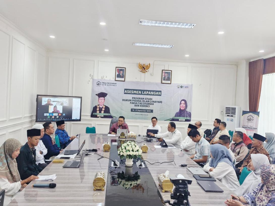Asesmen Lapangan Program Studi Hukum Pidana Islam (Jinayah) Fakultas Syariah IAIN Kerinci