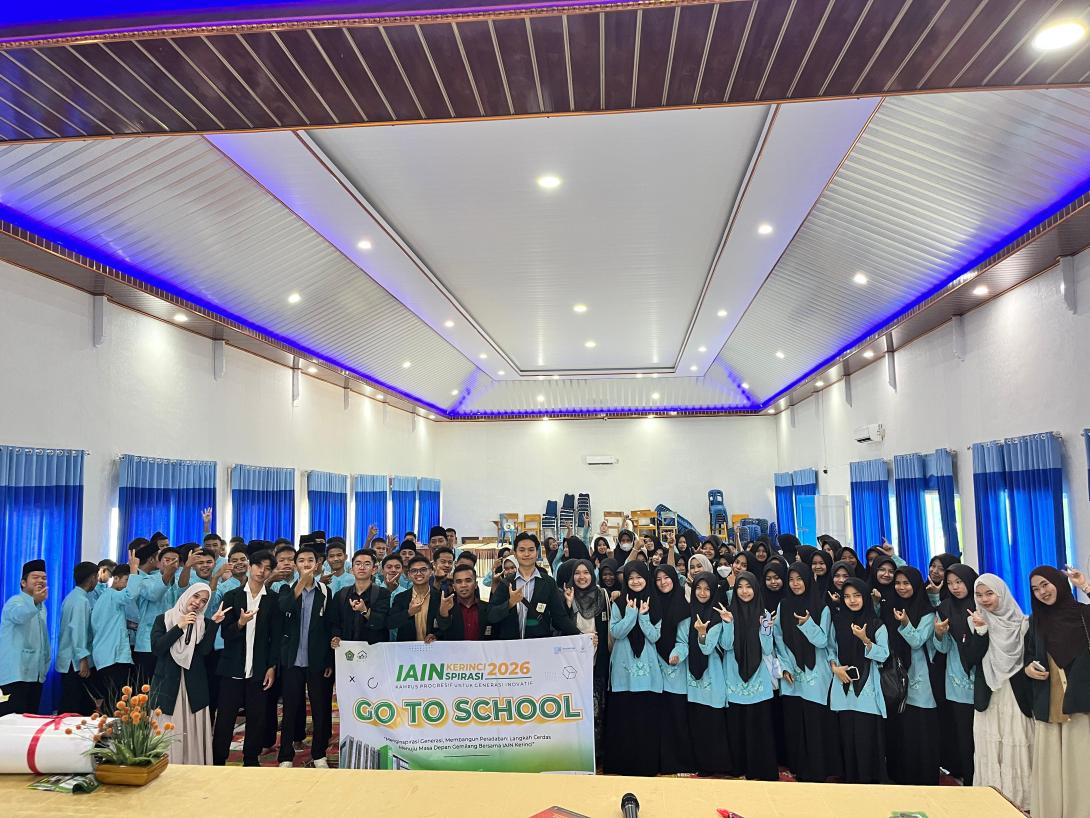 IAINSpirasi 2026: Mahasiswa IAIN Kerinci Sosialisasikan PMB di MAN 1 Sungai Penuh