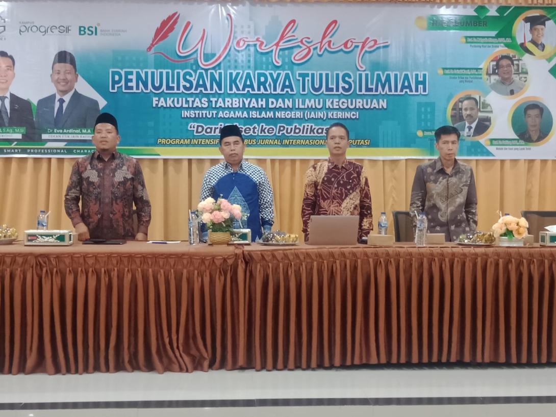 FTIK IAIN Kerinci Gelar Program Intensif Penulisan Artikel Ilmiah 