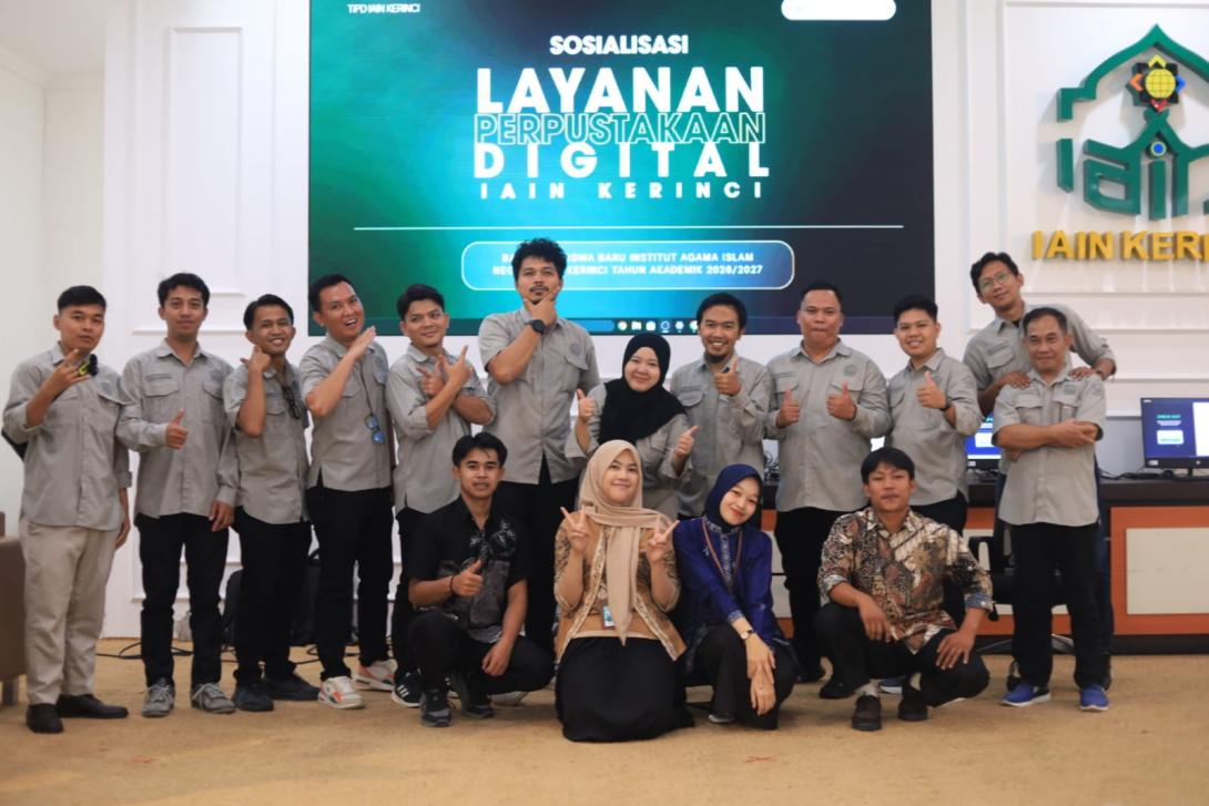 UPT Perpustakaan IAIN Kerinci Gelar Sosialisasi Aplikasi ScholarHub dan Layanan Perpustakaan Digital bagi Mahasiswa Baru