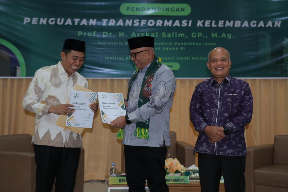 Kemenag RI Dorong Penguatan Transformasi Kelembagaan IAIN Kerinci
