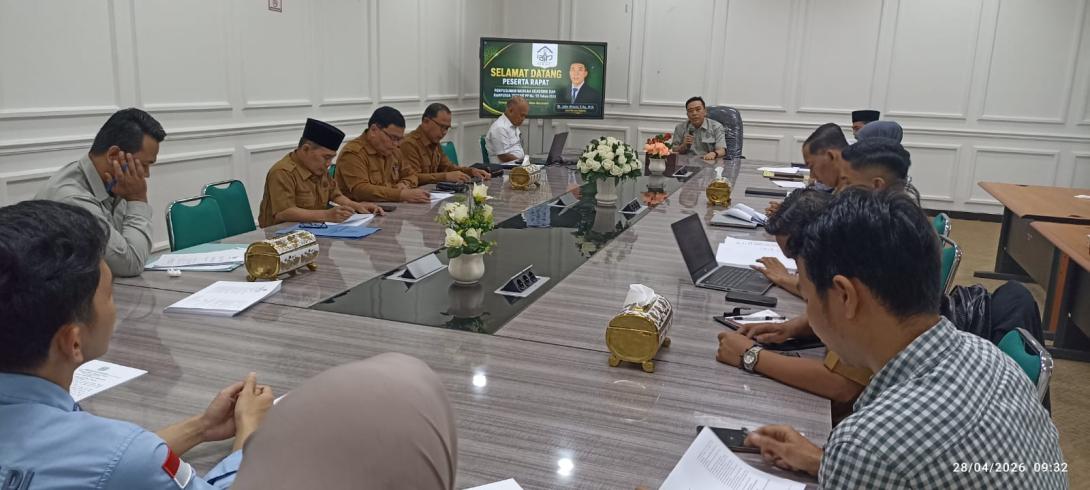 IAIN Kerinci dan FORKOPIMDA Gelar Rapat Penyusunan Naskah Akademik dan Ranperda Terkait PP No. 55 Tahun 2025