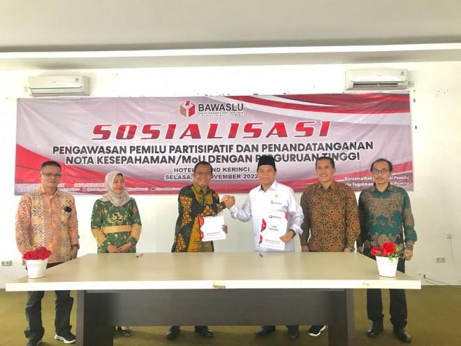 MoU IAIN Kerinci dan Bawaslu 2022
