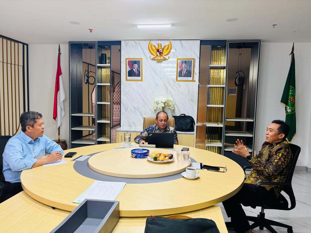 Audiensi Strategis, Rektor IAIN Kerinci dan Inspektur I Kemenag RI Bahas Pengendalian Internal